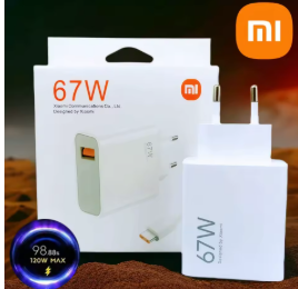 ⚡ Cargador Xiaomi 67 W – Set Completo con Cable ⚡