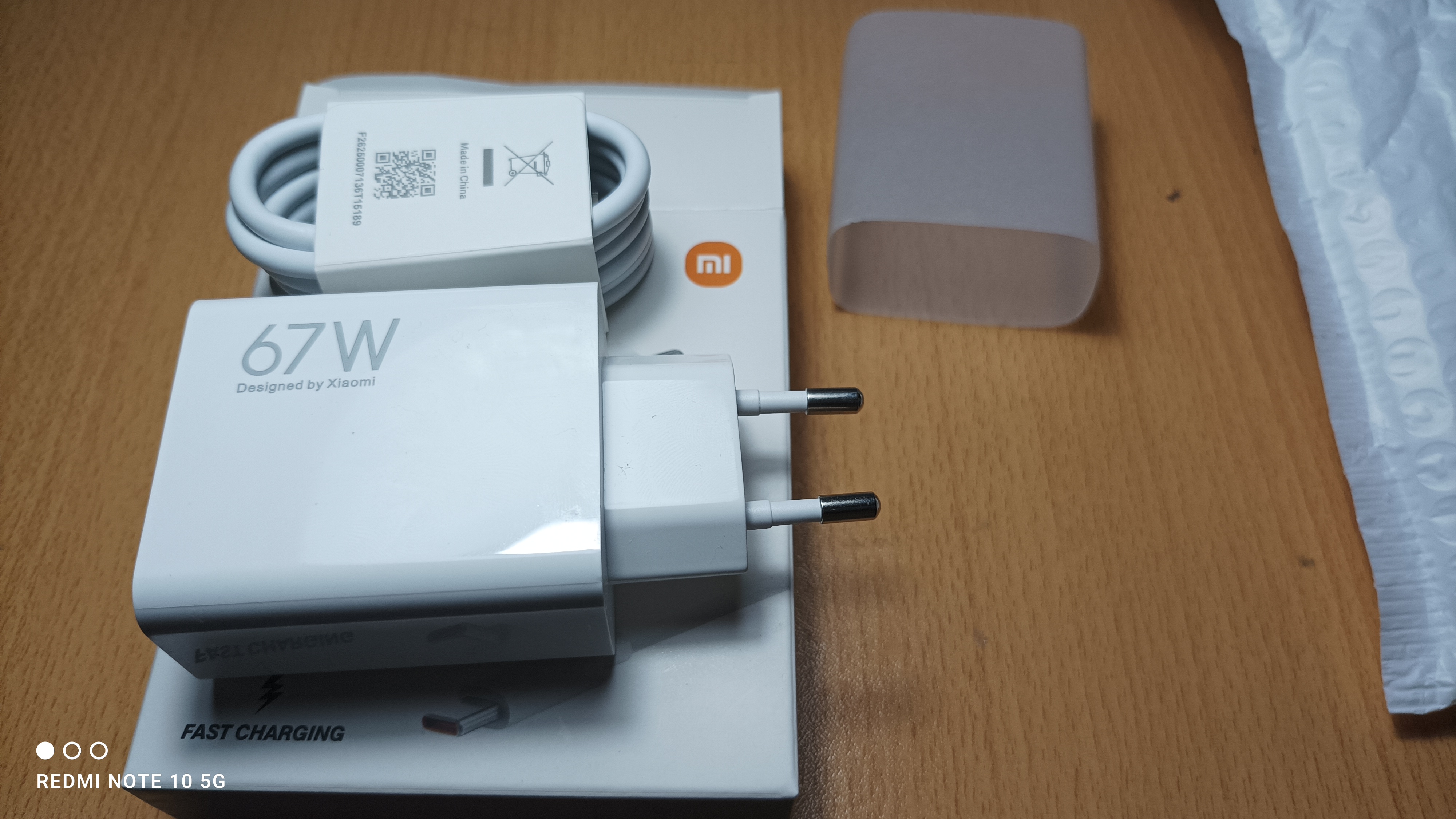 ⚡ Cargador Xiaomi 67 W – Set Completo con Cable ⚡