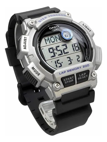 Reloj Casio WS-2100H-1A2V Digital con Sensor de Pasos