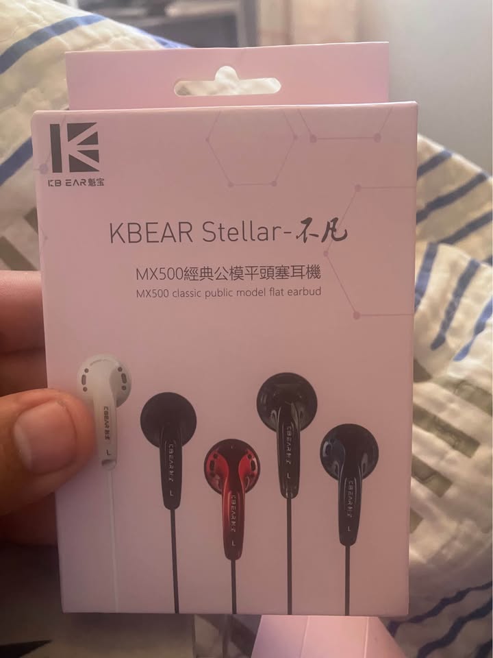 KBEAR Stellar MX500 – Auriculares Clásicos con Jack 3.5mm y Micrófono Integrado