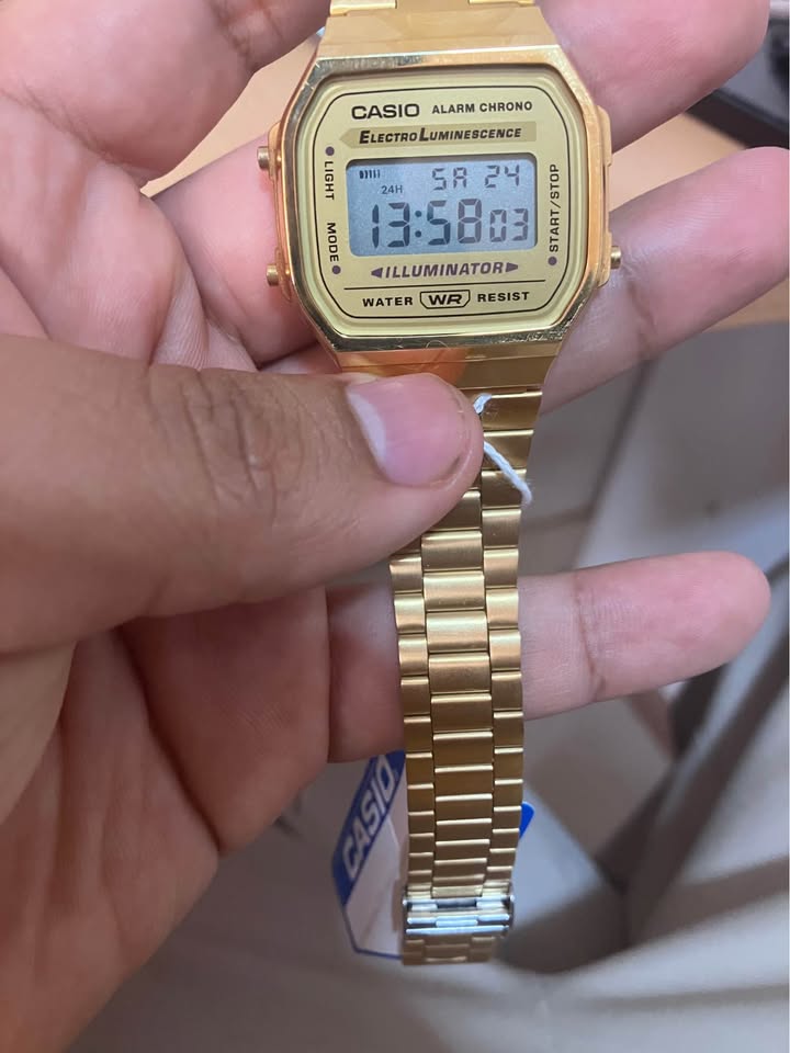 Reloj Casio Vintage A168WG-9 – Dorado, Digital, Illuminator ⌚✨