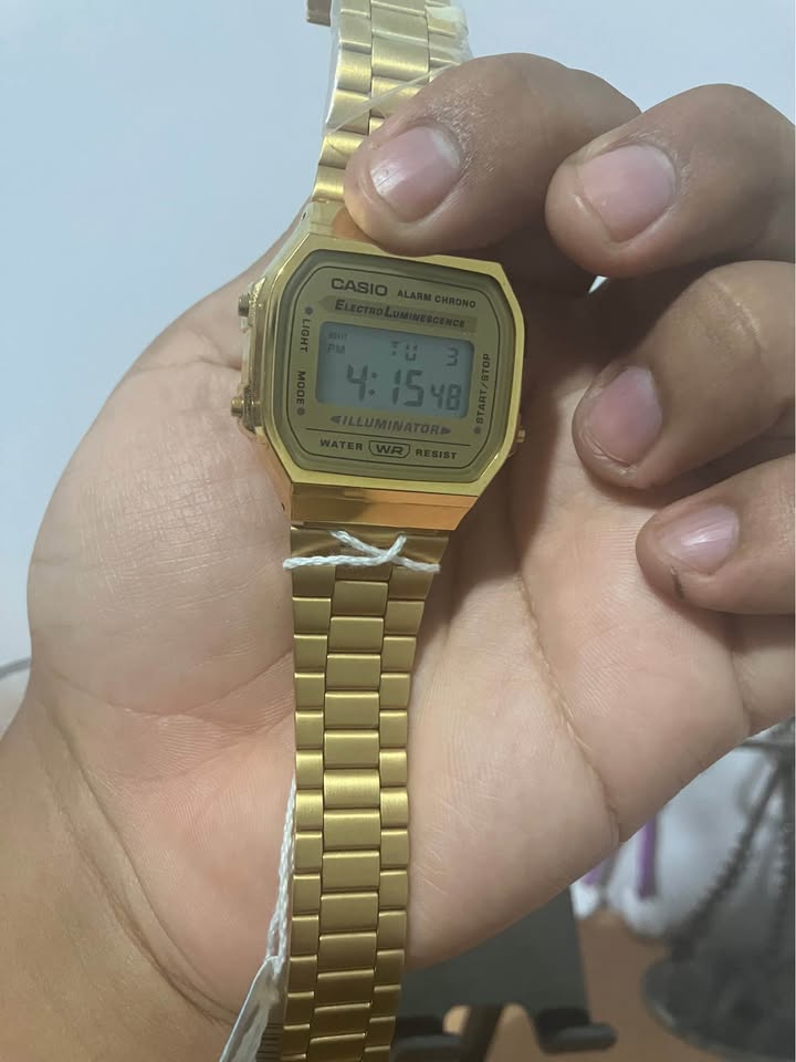 Reloj Casio Vintage A168WG-9 – Dorado, Digital, Illuminator ⌚✨