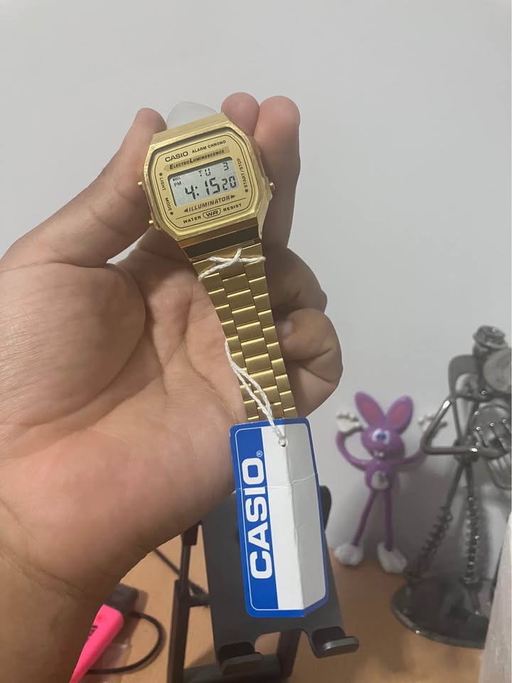 Reloj Casio Vintage A168WG-9 – Dorado, Digital, Illuminator ⌚✨