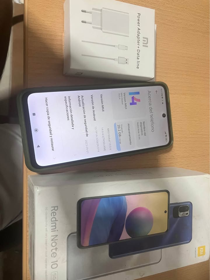 📱 Xiaomi Redmi Note 10 5G – Usado, Único Dueño – 399 Soles